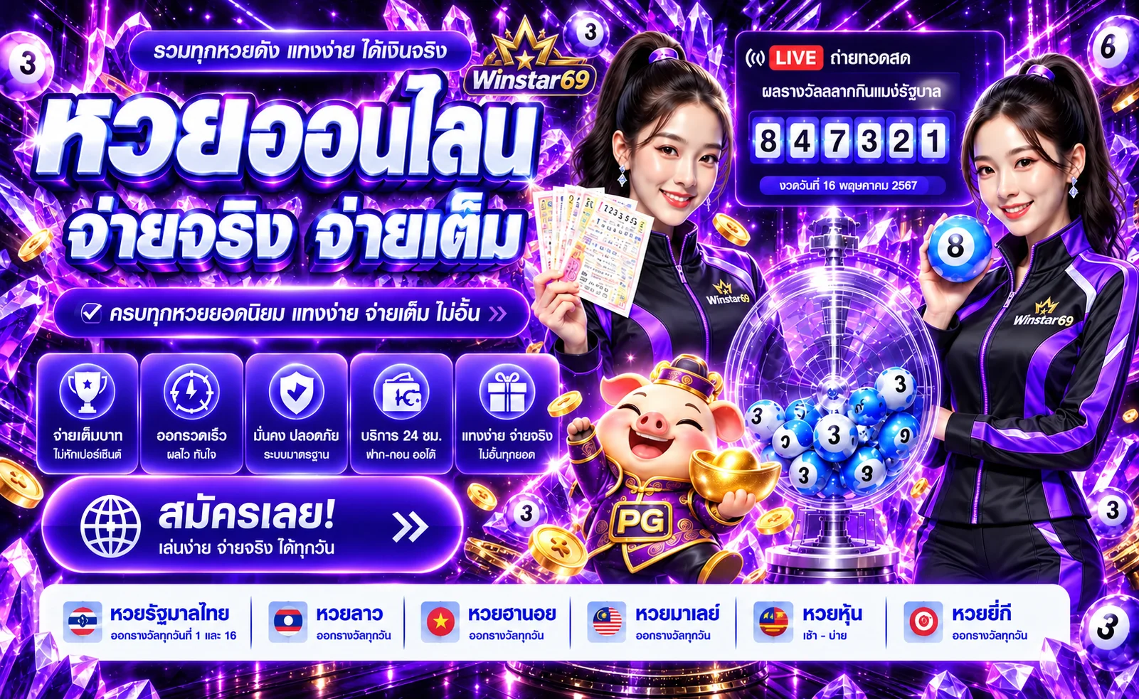 Winstar69 หวย อ่านผลหวยและจัดงบอย่างรอบคอบ ภาพประกอบ Winstar69