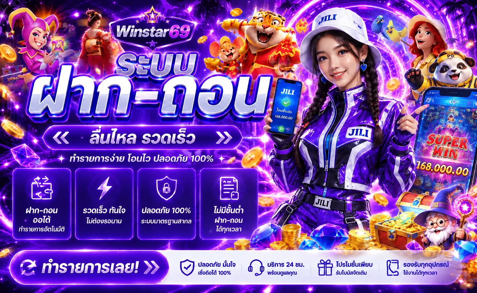 Winstar69 สล็อต วิธีเลือกเกมและทดลองเล่นก่อนเดิมพัน ภาพประกอบ Winstar69